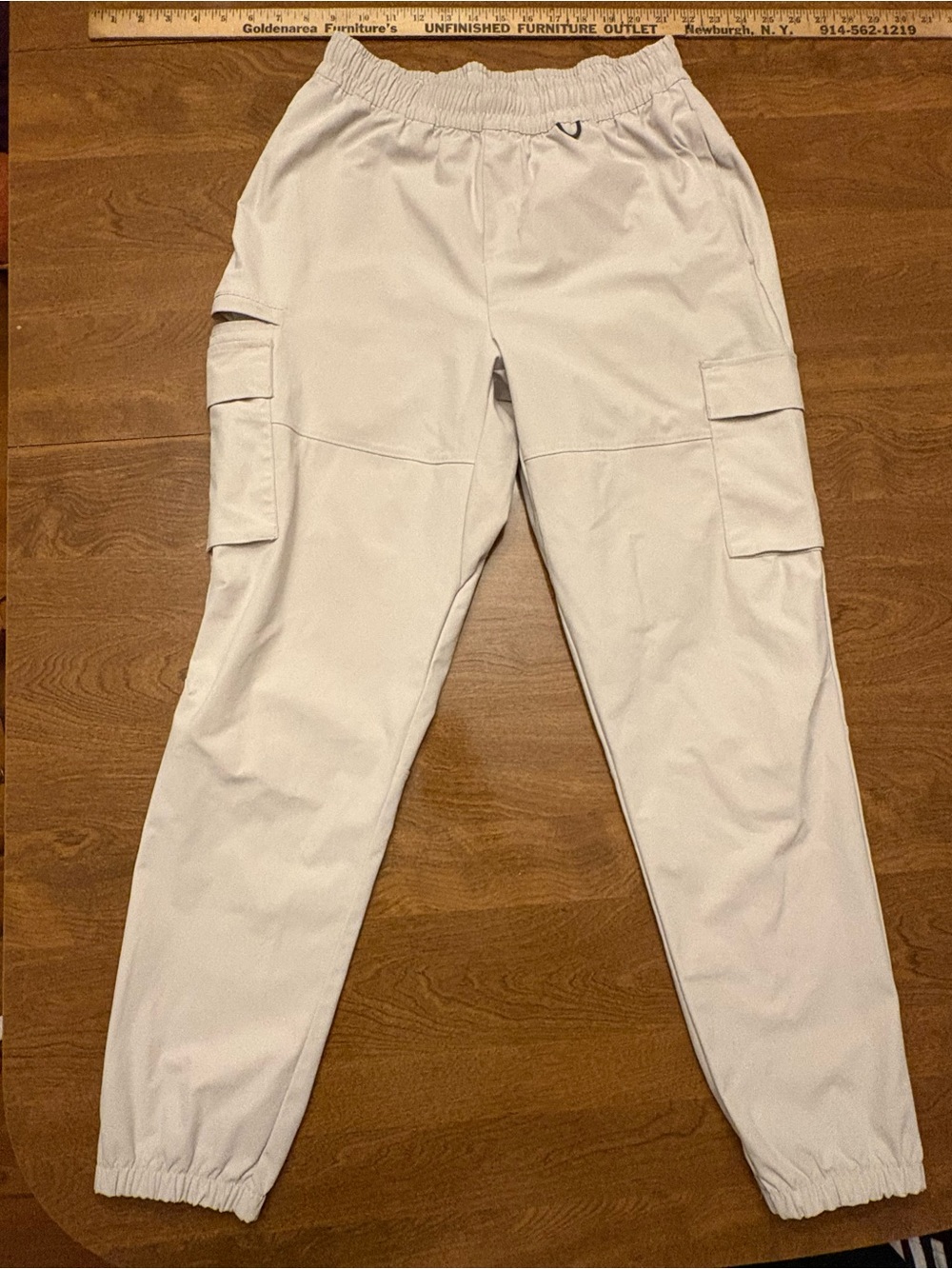 all in motion Cream Cargo Joggers with Elastic Waistband